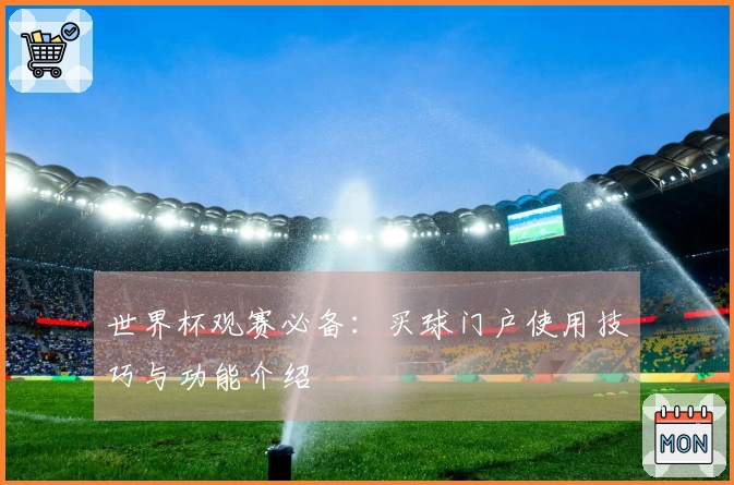 世界杯观赛必备：买球门户使用技巧与功能介绍